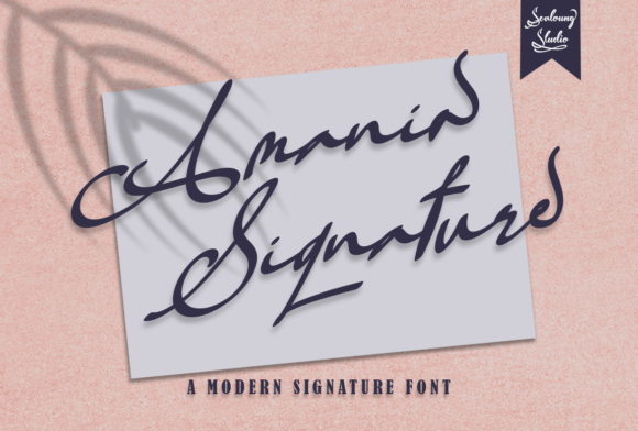Amania Signature: A Unique Handwritten Font for Personalized Design