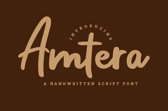 Amtera: The Bold Handwritten Font That Transforms Your Brand