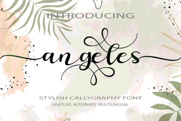 Angeles: The Handwritten Font That Elevates Your Creative Vision