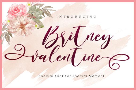 Britney Valentine: Elevate Your Design with Modern Handwritten Style