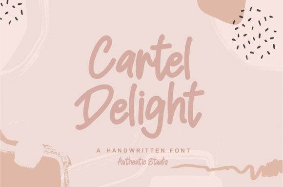 Cartel Delight: A Whimsical Font for Creative Projects