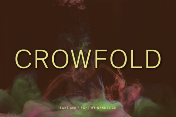 Crowfold: A Simple and Versatile Sans Serif Font for Modern Design