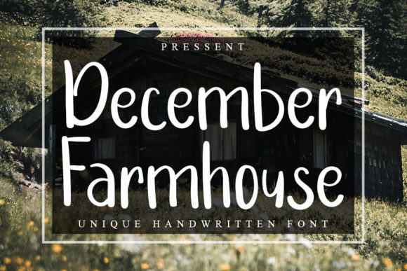 December Farmhouse: The Perfect Handwritten Font for Modern Branding and Design