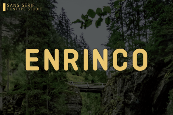 Enrinco: A Bold, Authentic Font for Creative Projects