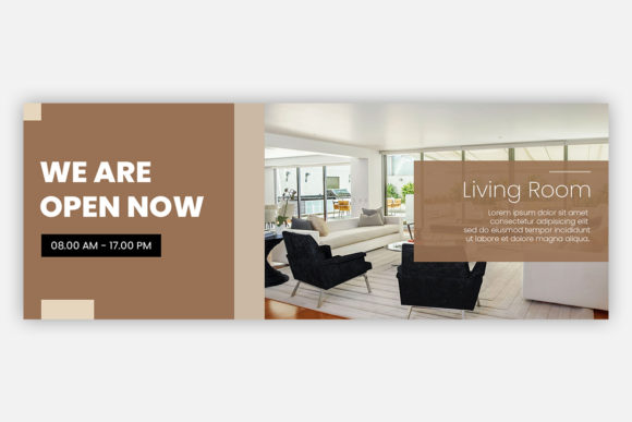 Facebook Cover Furniture Banner Template for Professionals