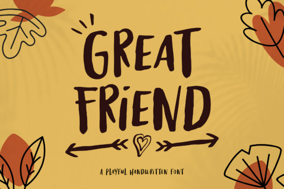 Great Friend: A Handwritten Font for Real Projects