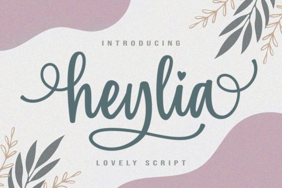 Heylia: The Elegant Handwritten Font for Distinctive Designs