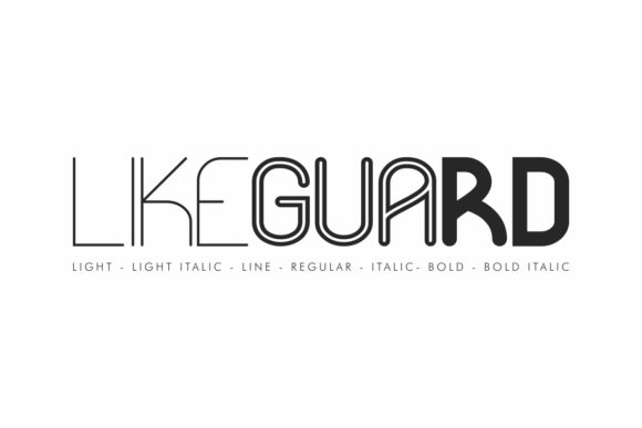 Likeguard: The Minimalist Font for Modern Design