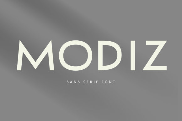 Modiz: A Versatile Sans Serif for Modern Design Projects