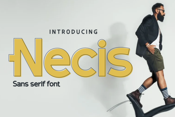Necis: The Bold, Simple Sans Serif Font That Transforms Every Design Project