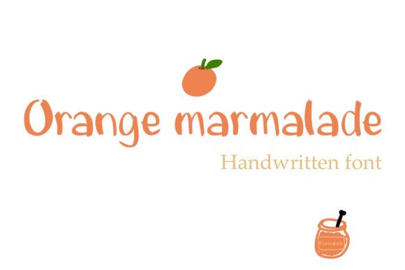 Orange Marmalade: A Playful Handwritten Font for Creative Designs