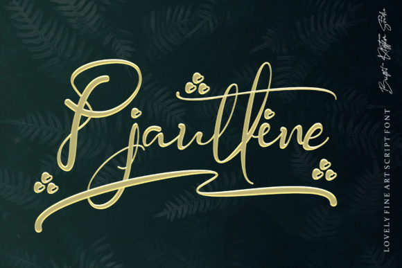 The Timeless Charm of Pjaulline: A Handwritten Font for Personalized Design