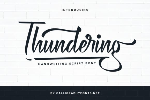 Thundering: A Comprehensive Evaluation of a Handwritten Display Typeface