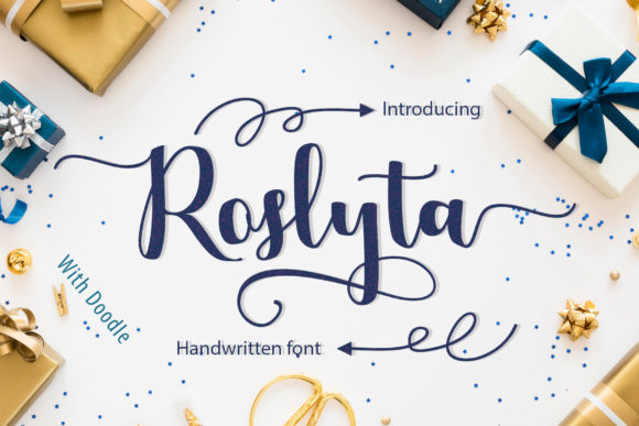 Unlock Joyful Creativity with the Roslyta Handwritten Font
